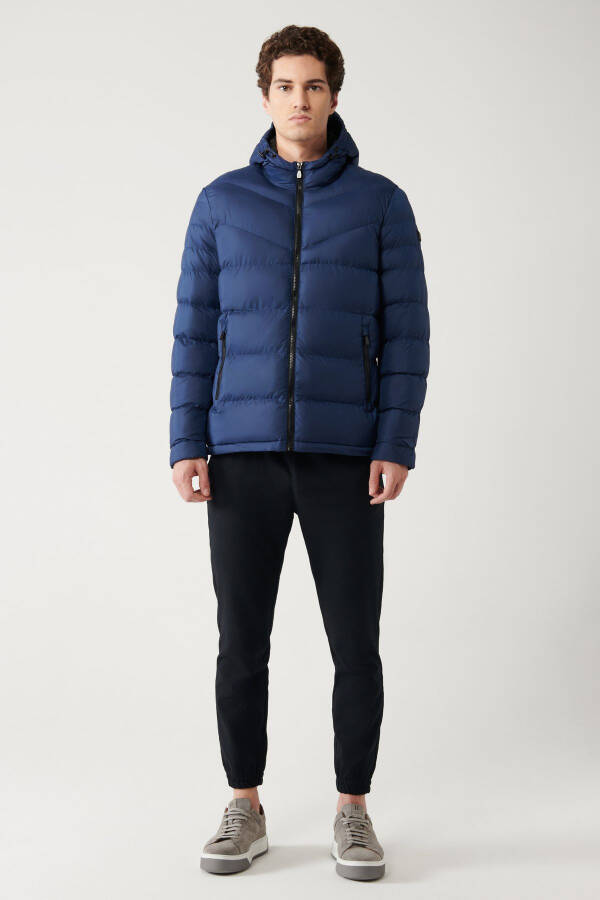 Men's Indigo Puffer Jacket - 12