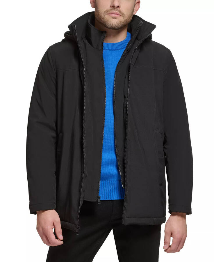 Men’s Infinite Stretch Jacket With Polar Fleece Lined Bib Black - 7