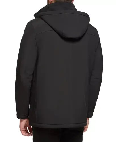 Men’s Infinite Stretch Jacket With Polar Fleece Lined Bib-Black - 2