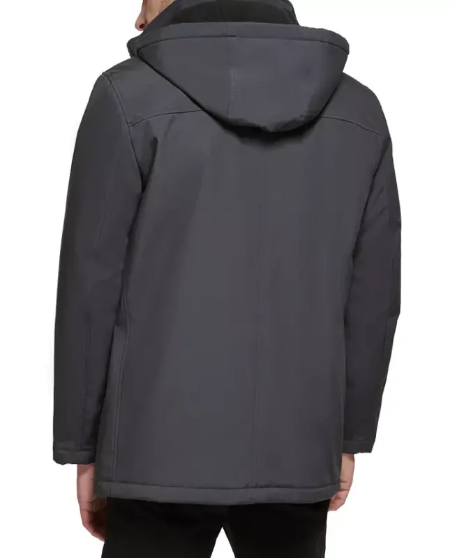 Men’s Infinite Stretch Jacket With Polar Fleece Lined Bib-Iron - 2