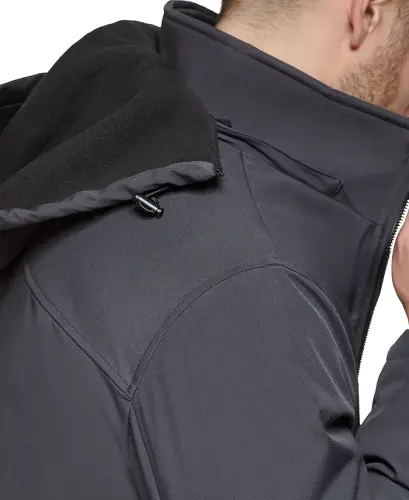 Men’s Infinite Stretch Jacket With Polar Fleece Lined Bib-Iron - 5