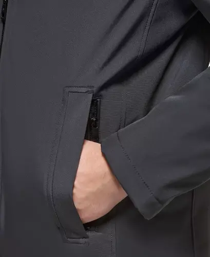 Men’s Infinite Stretch Jacket With Polar Fleece Lined Bib-Iron - 6