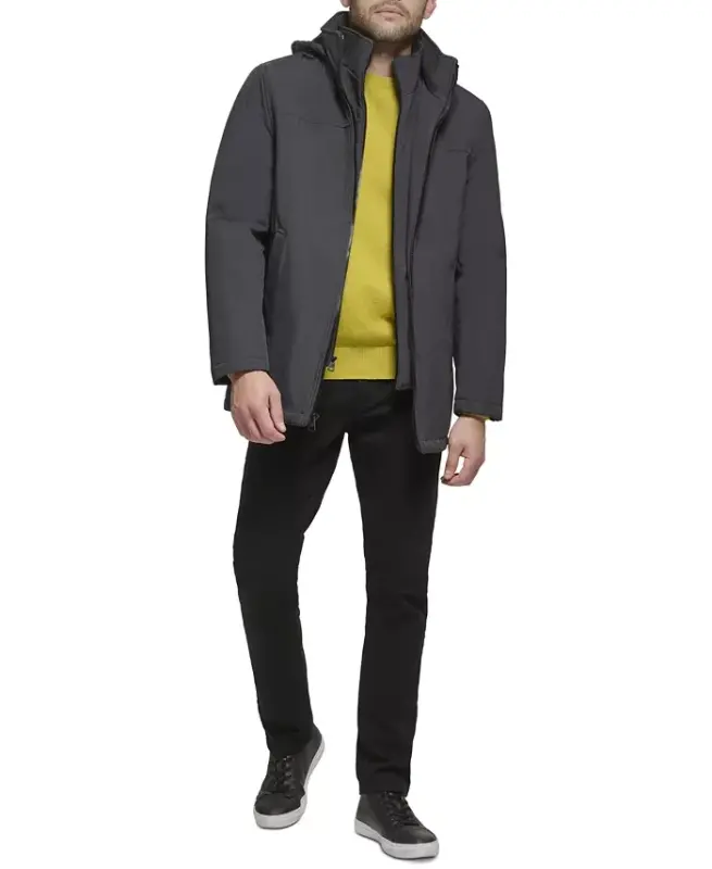 Men’s Infinite Stretch Jacket With Polar Fleece Lined Bib-Iron - 7