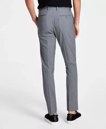 Men's Infinite Stretch Skinny-Fit Dress Pants-Medium Grey - 3