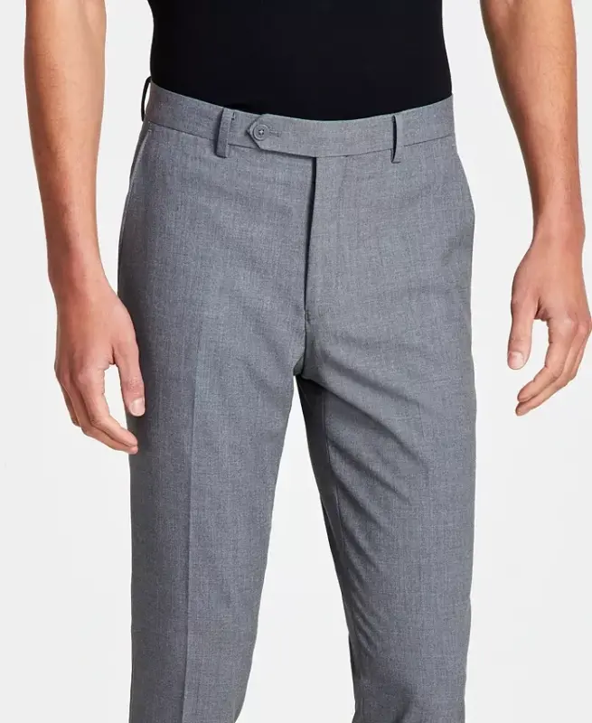 Men's Infinite Stretch Skinny-Fit Dress Pants-Medium Grey - 5