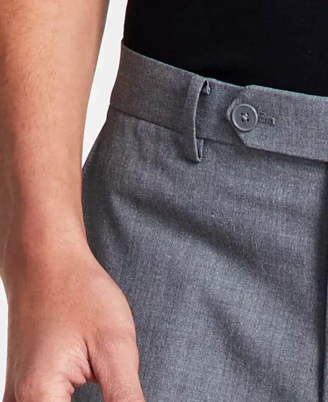 Men's Infinite Stretch Skinny-Fit Dress Pants-Medium Grey - 6