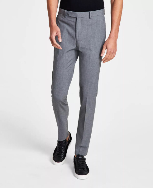 Men's Infinite Stretch Skinny-Fit Dress Pants Medium Grey - 2