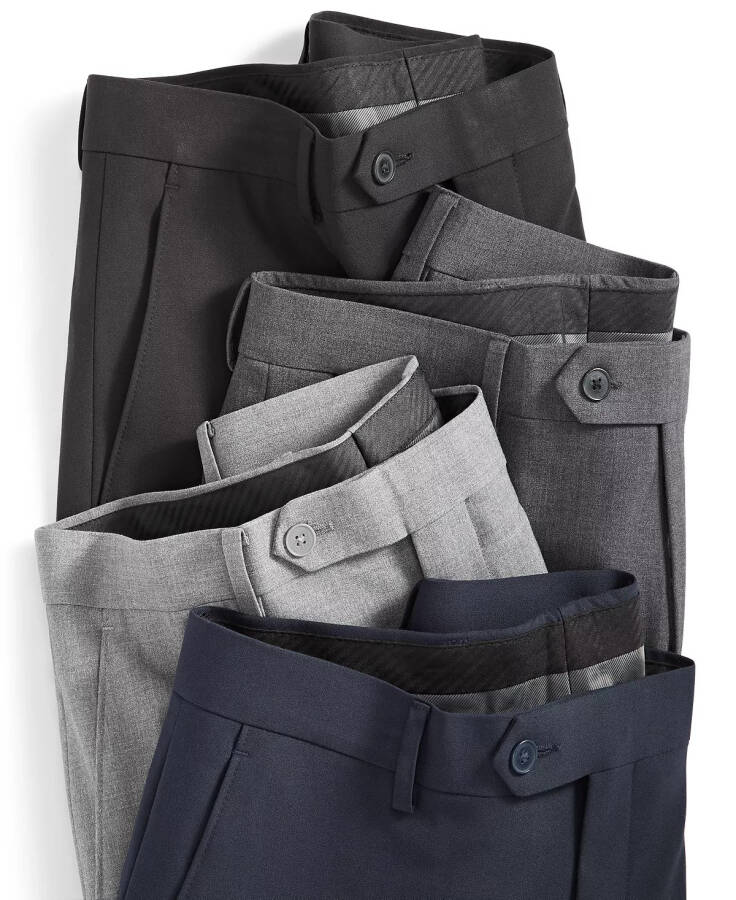 Men's Infinite Stretch Skinny-Fit Dress Pants Medium Grey - 8