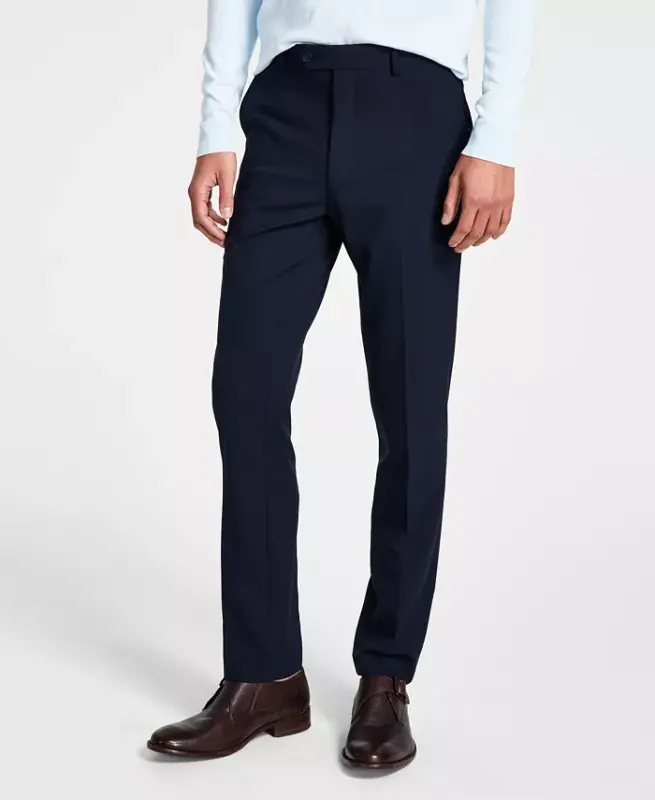 Men's Infinite Stretch Skinny-Fit Dress Pants-Navy - 2
