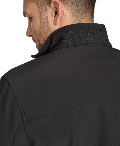 Men's Infinite Stretch Soft Shell Jacket-Black - 6