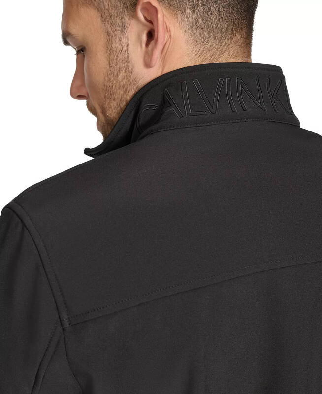 Men's Infinite Stretch Soft Shell Jacket-Black - 6