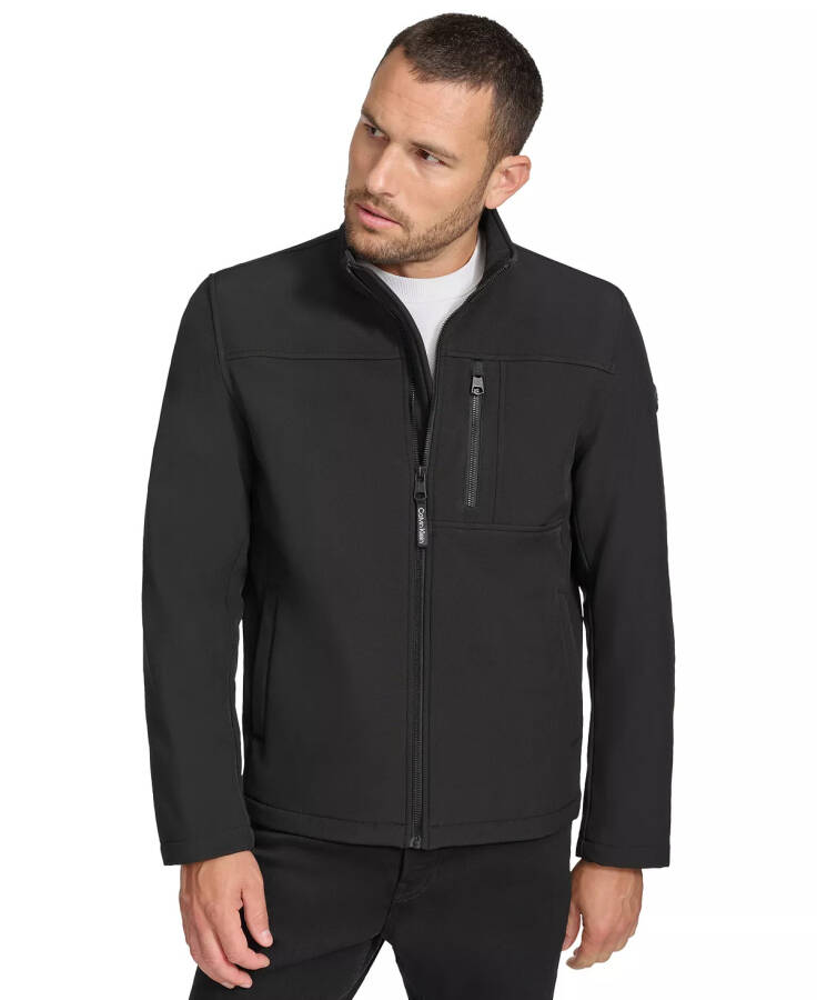 Men's Infinite Stretch Soft Shell Jacket Black - 2