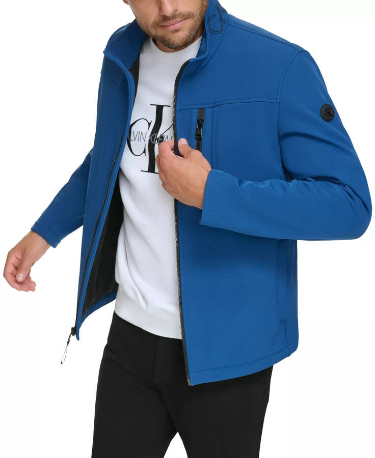 Men's Infinite Stretch Soft Shell Jacket Blue Edge - 9