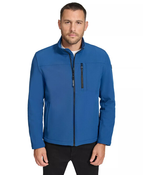 Men's Infinite Stretch Soft Shell Jacket Blue Edge - 2