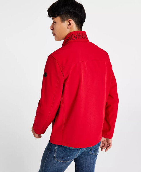 Men's Infinite Stretch Soft Shell Jacket Deep Red - 7