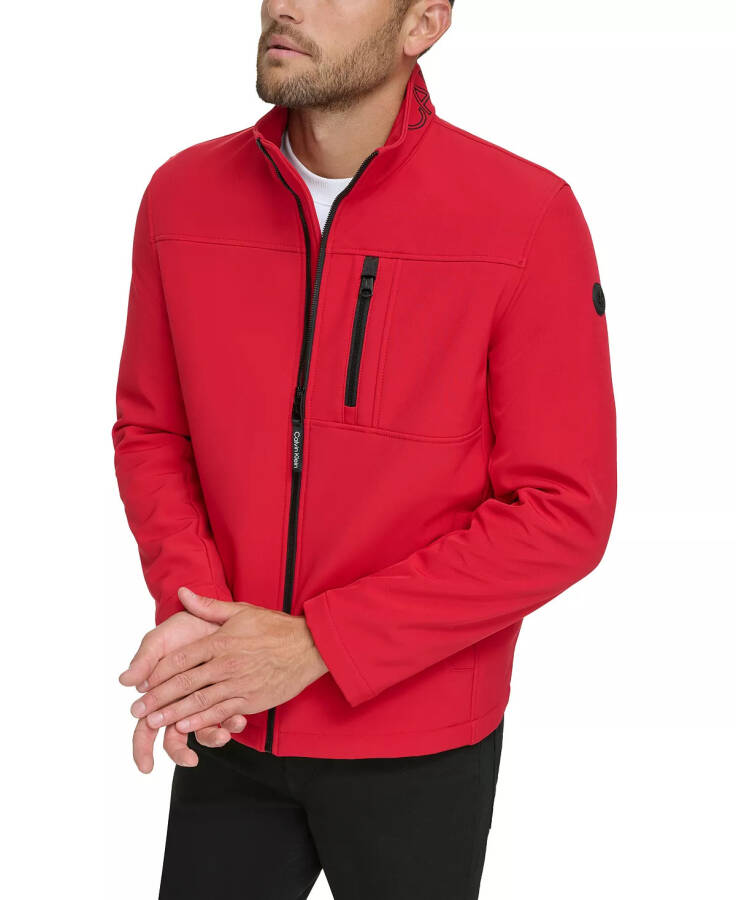 Men's Infinite Stretch Soft Shell Jacket Deep Red - 10