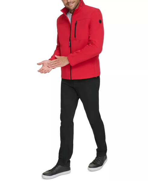 Men's Infinite Stretch Soft Shell Jacket Deep Red - 11