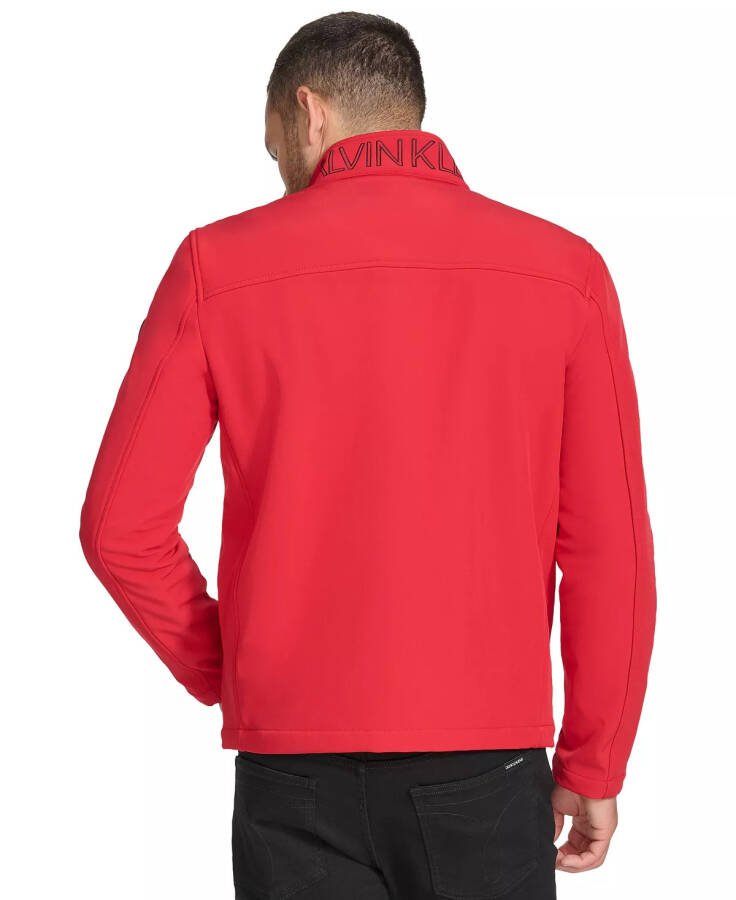 Men's Infinite Stretch Soft Shell Jacket Deep Red - 3