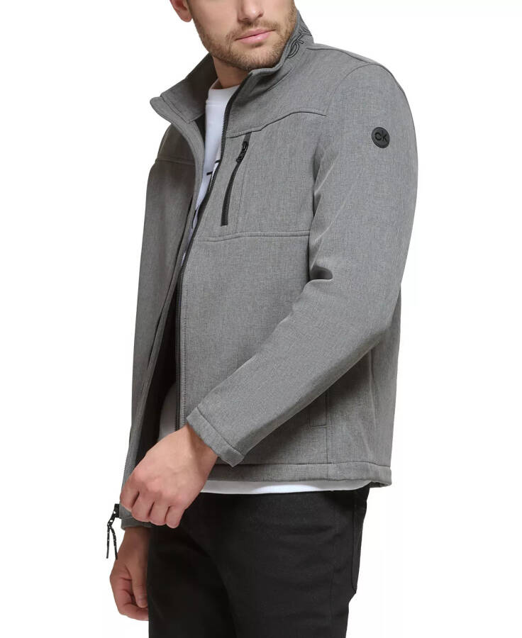 Men's Infinite Stretch Soft Shell Jacket Light Grey Heather - 1