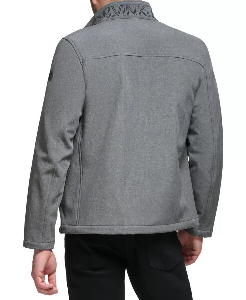 Men's Infinite Stretch Soft Shell Jacket Light Grey Heather - 7