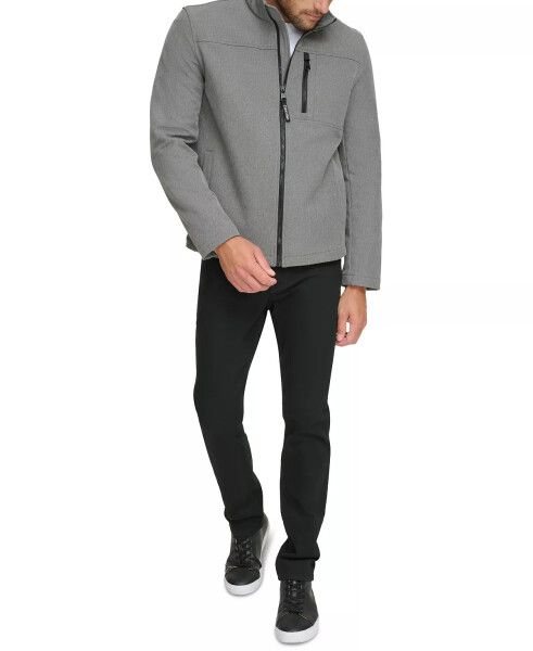 Men's Infinite Stretch Soft Shell Jacket Light Grey Heather - 11