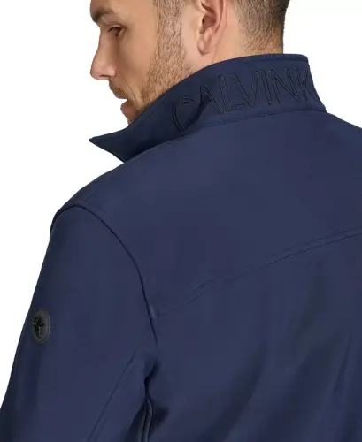 Men's Infinite Stretch Soft Shell Jacket-New Navy - 5