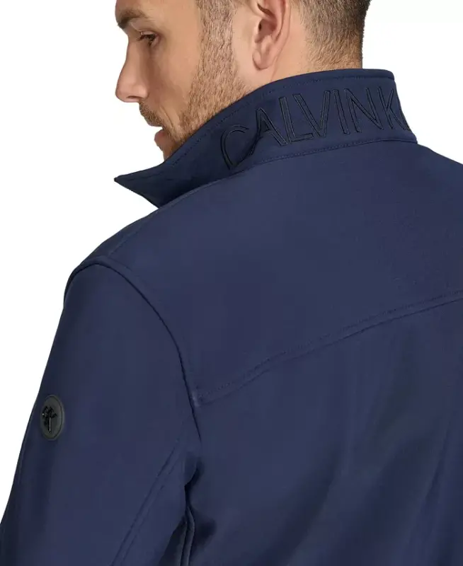 Men's Infinite Stretch Soft Shell Jacket-New Navy - 5
