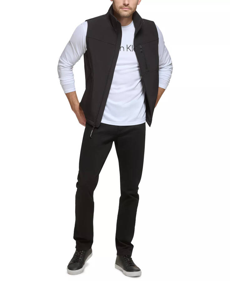 Men's Infinite Stretch Soft Shell Vest Black - 1