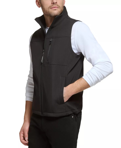 Men's Infinite Stretch Soft Shell Vest Black - 3