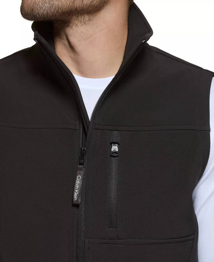 Men's Infinite Stretch Soft Shell Vest Black - 4