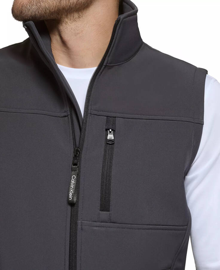 Men's Infinite Stretch Soft Shell Vest Iron - 4