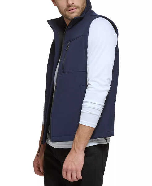 Men's Infinite Stretch Soft Shell Vest New Navy - 4