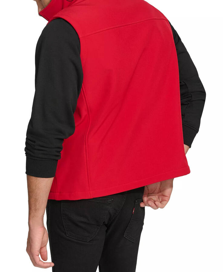 Men's Infinite Stretch Soft Shell Vest Red - 2