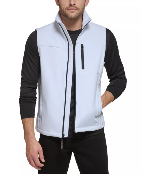 Men's Infinite Stretch Soft Shell Vest White - 1