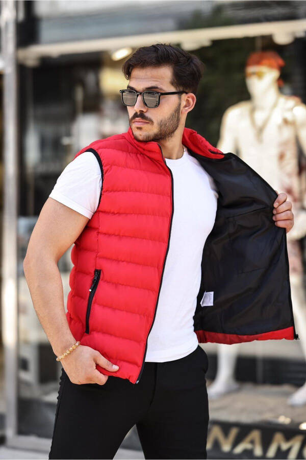 Men's Inflatable Vest with Inner Lining Waterproof - 3