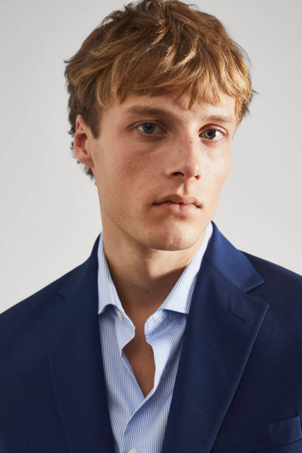 Men's Ink Blue Blazer - 6