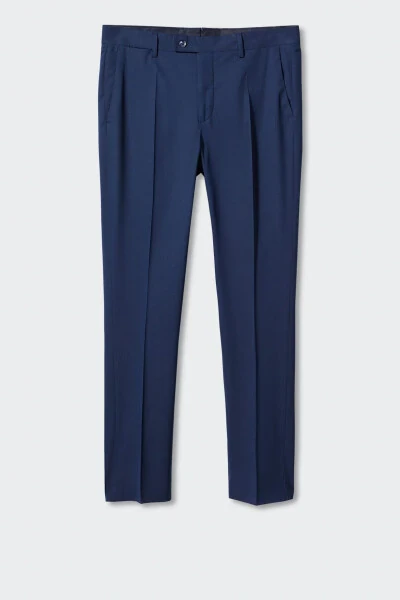 Men's Ink Blue Trousers - 3