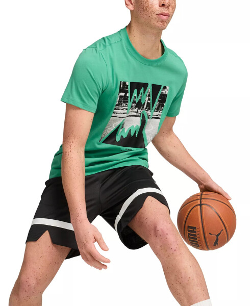 Men's Instant Replay II Basketball Graphic T-Shirt Green - 3