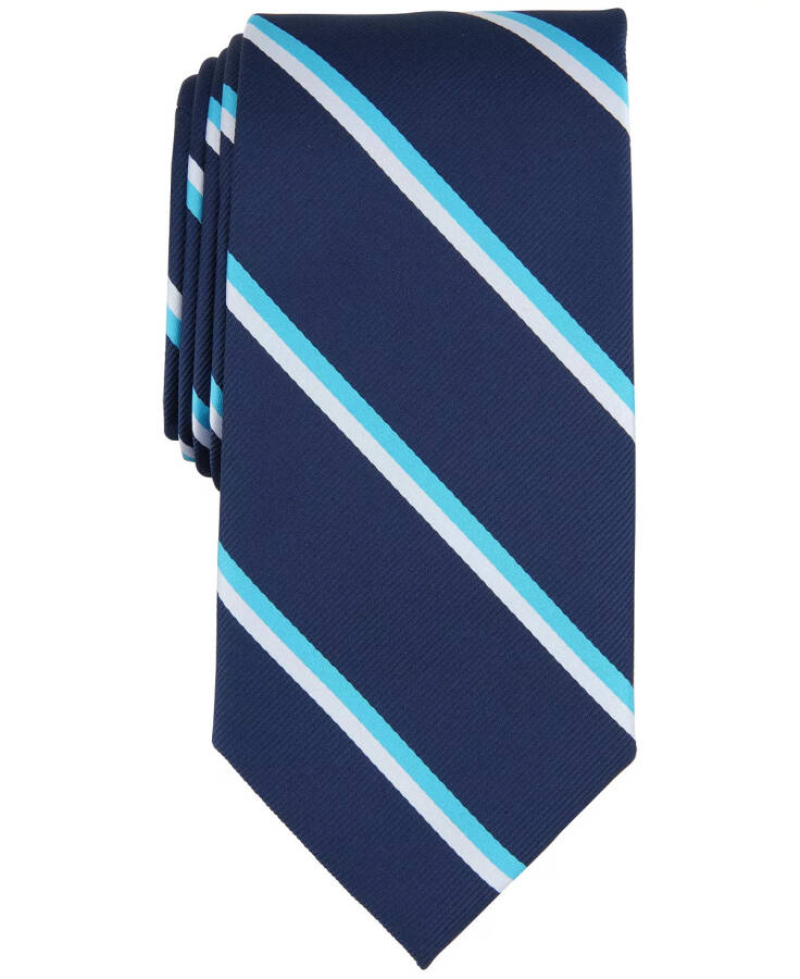 Men's Irving Stripe Tie, Created for Modazone Aqua - 1