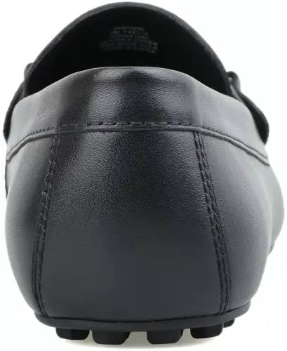 Men's Jasonn Leather Slip-On Bit Driving Loafers, Exclusively at Modazone-Black Leather - 3