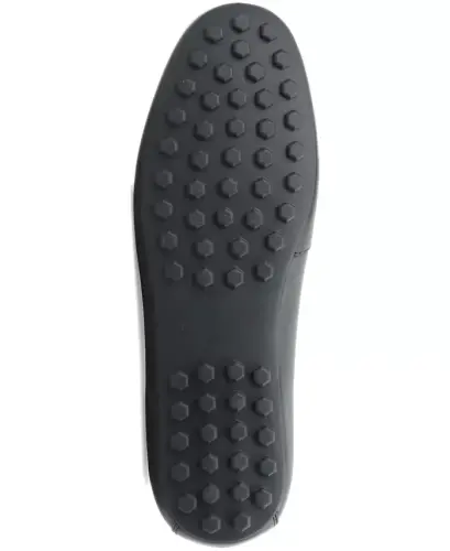 Men's Jasonn Leather Slip-On Bit Driving Loafers, Exclusively at Modazone-Black Leather - 5