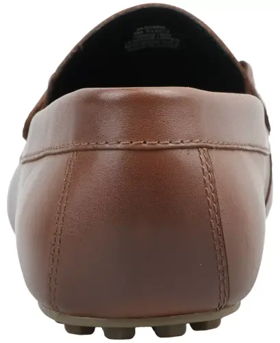 Men's Jasonn Leather Slip-On Bit Driving Loafers, Exclusively at Modazone - Cognac - 3