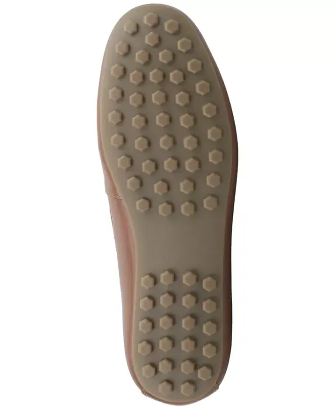 Men's Jasonn Leather Slip-On Bit Driving Loafers, Exclusively at Modazone - Cognac - 5