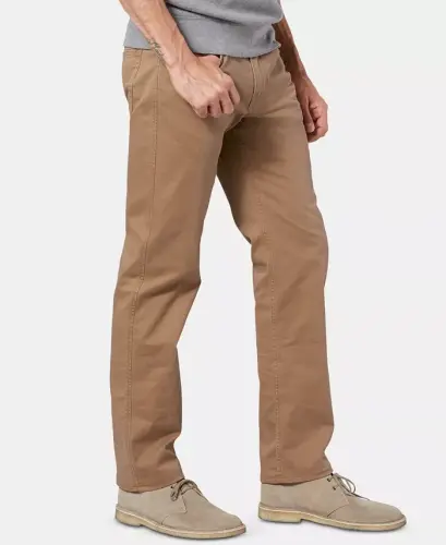 Men's Jean Cut Straight-Fit All Seasons Tech Khaki Pants - 5