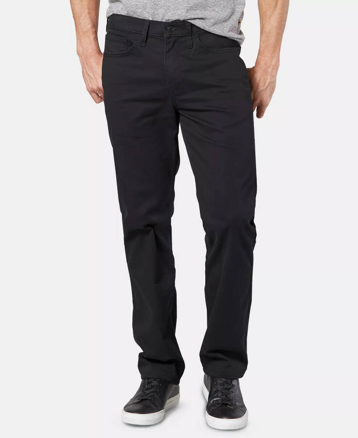 Men's Jean Cut Straight-Fit All Seasons Tech Khaki Pants Black - 1