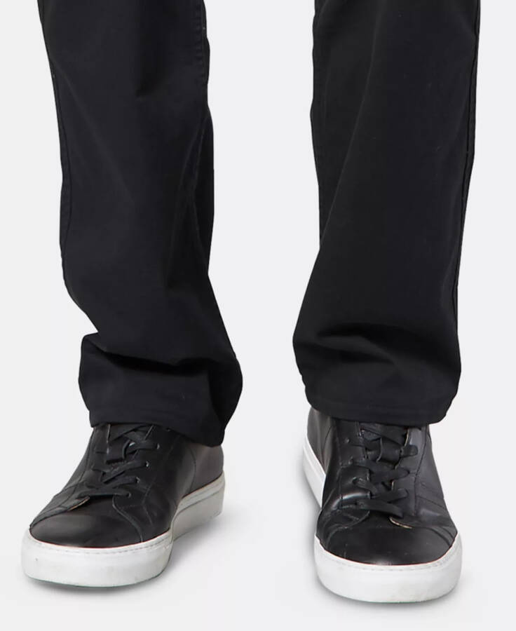 Men's Jean Cut Straight-Fit All Seasons Tech Khaki Pants Black - 4