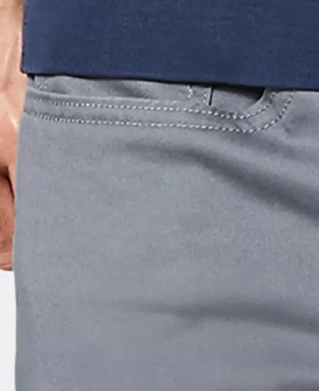 Men's Jean Cut Straight-Fit All Seasons Tech Khaki Pants-Burma Grey - 3