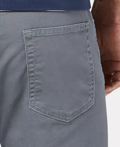 Men's Jean Cut Straight-Fit All Seasons Tech Khaki Pants-Burma Grey - 5