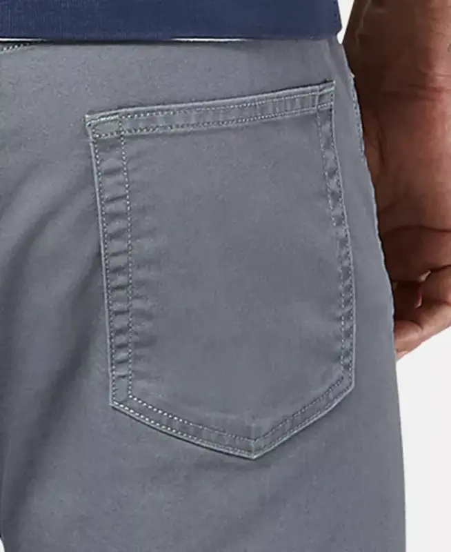 Men's Jean Cut Straight-Fit All Seasons Tech Khaki Pants-Burma Grey - 5