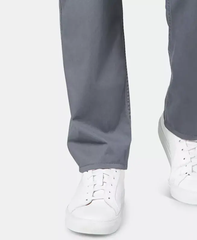 Men's Jean Cut Straight-Fit All Seasons Tech Khaki Pants - Burma Grey - 5